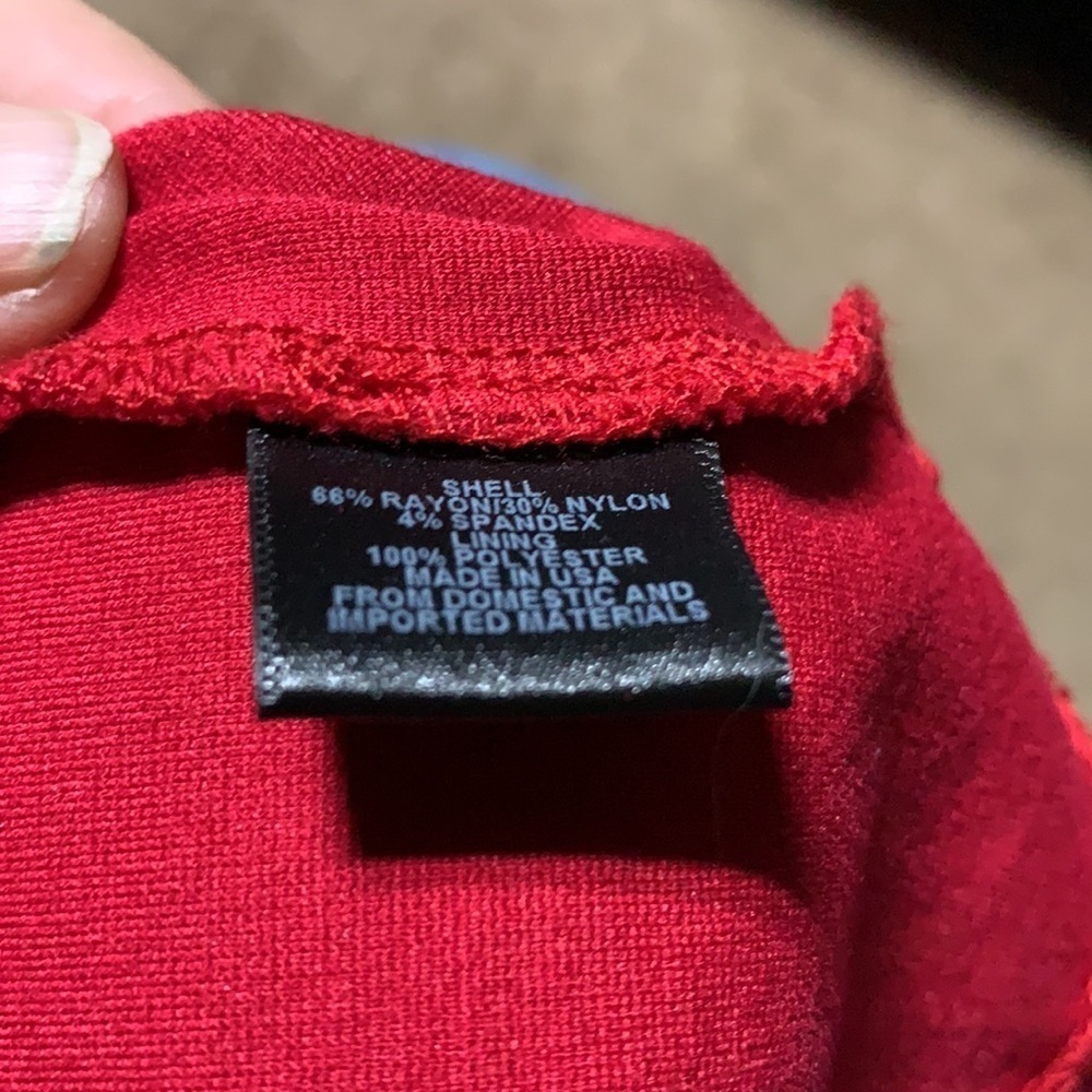 Charles Henry red mini dress, size S, Great cond - Picture 4 of 5
